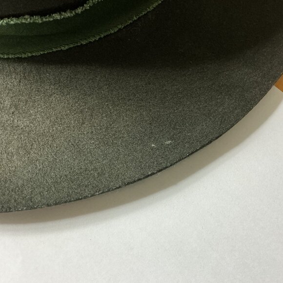 Olive & Pique Green Wool Felt Cowboy Western Ranger Hat main image 4